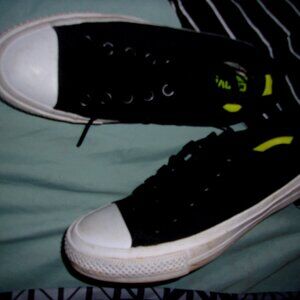 Converse womens size  5 shoes shoe tennis black chucks sneakers five